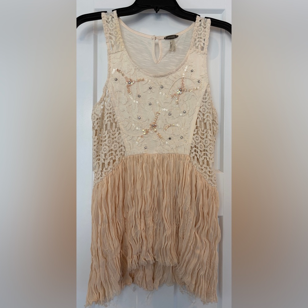 BKE Off-White Knit Top